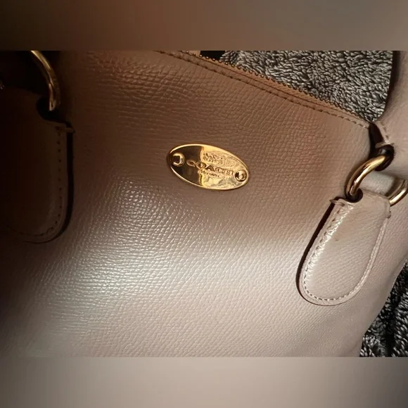 Coach Cora beige and white Dome crossbody bowler bag - Picture 3 of 9